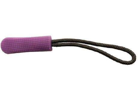 Reißverschlussanhänger, violette