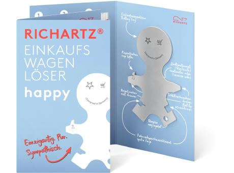 RICHARTZ® EINKAUFSWAGENLÖSER happy