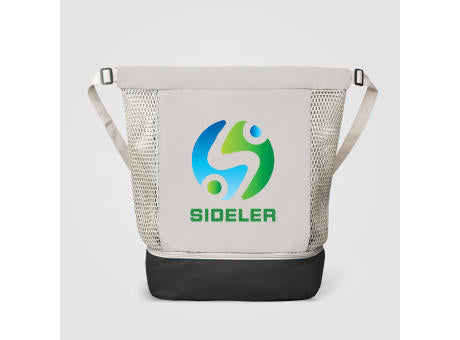 Neri Rucksack mit Kordelzug aus recyceltem Netzgewebe - 45 L