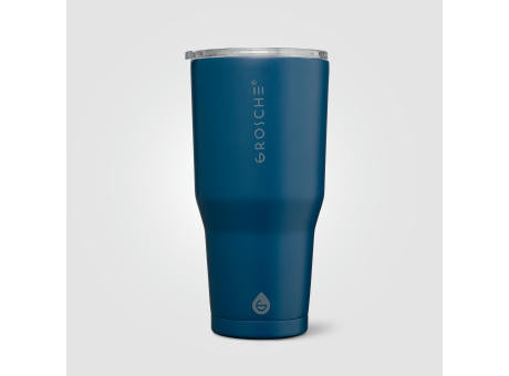 Grosche Yukon Edelstahl-Becher mit Schiebedeckel - 890 ml