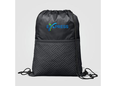 Sora Rucksack mit Kordelzug gesteppt aus recyceltem Material – 6 L