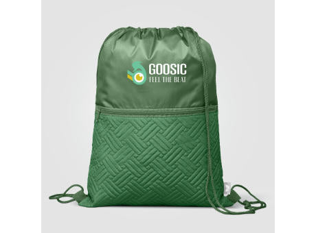 Sora Rucksack mit Kordelzug gesteppt aus recyceltem Material – 6 L