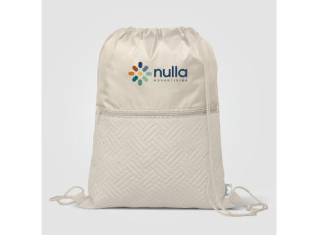 Sora Rucksack mit Kordelzug gesteppt aus recyceltem Material – 6 L