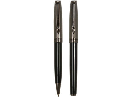 Pierre Cardin® ODETTE Kugelschreiber, schwarz/gunmetal