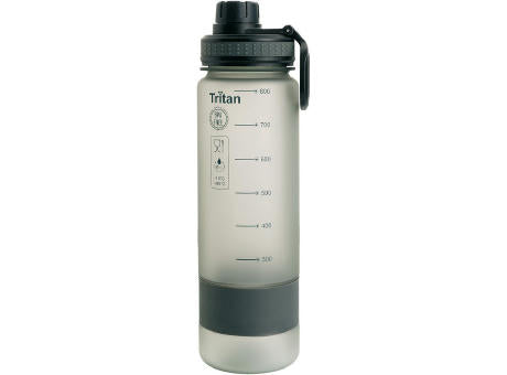 Schwarzwolf outdoor® KIBO Tritan Trinkflasche, 0,8 l, grau
