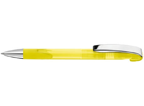 Druckkugelschreiber LOOK grip transparent M SI