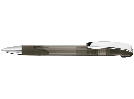 Druckkugelschreiber LOOK grip transparent M SI