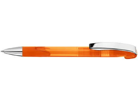 Druckkugelschreiber LOOK grip transparent M SI
