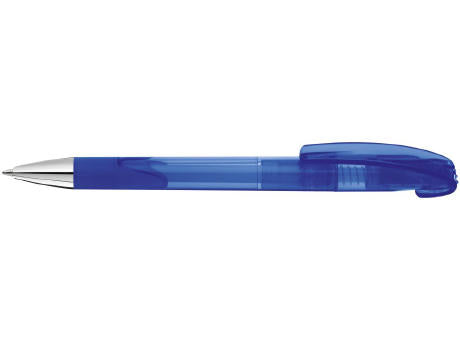 Druckkugelschreiber LOOK grip transparent SI