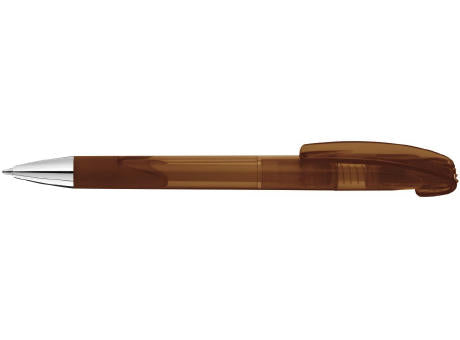 Druckkugelschreiber LOOK grip transparent SI