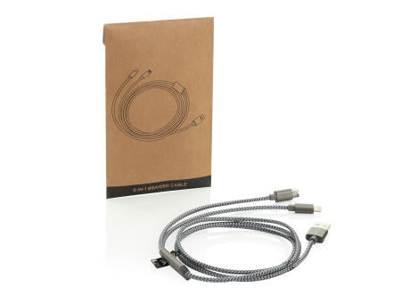 3-in-1 umwobenes Kabel