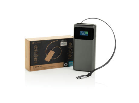 Quantum RCS Ultra-Fast 45W 10.000mAh Powerbank mit Display