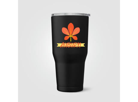 Grosche Yukon Edelstahl-Becher mit Schiebedeckel - 890 ml