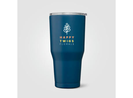 Grosche Yukon Edelstahl-Becher mit Schiebedeckel - 890 ml