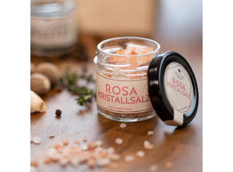 55 g Kristallsalz hell rosa im Glas