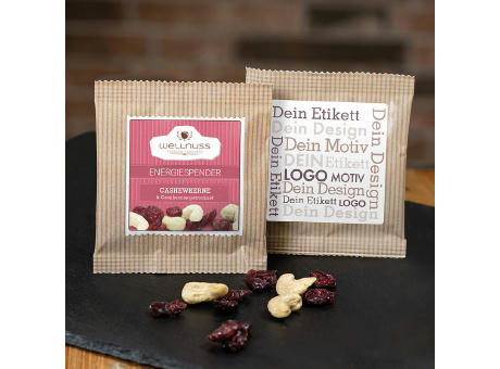 Premium Flowpack - energiespender - Cranberries & Cashewkerne