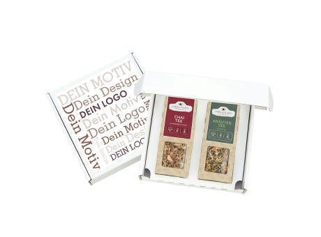 Geschenkkarton mit 2 Tee Spezialitäten