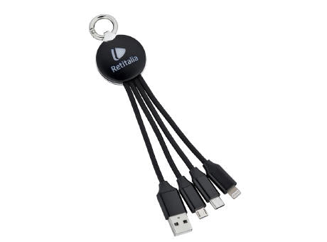 Ladekabel 3 in 1 mit LightUp Logo