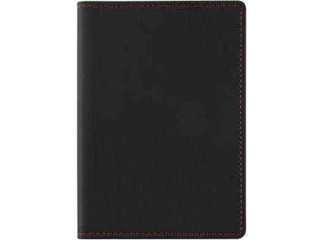 Blackmaxx® Ausweistasche "ColourCraft" schwarz/rot