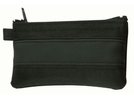 CreativDesign® Schlüsseltasche "ColourLane" schwarz/schwarz