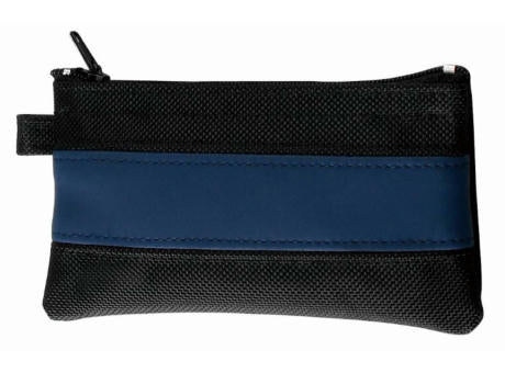 CreativDesign® Schlüsseltasche "ColourLane" schwarz/blau