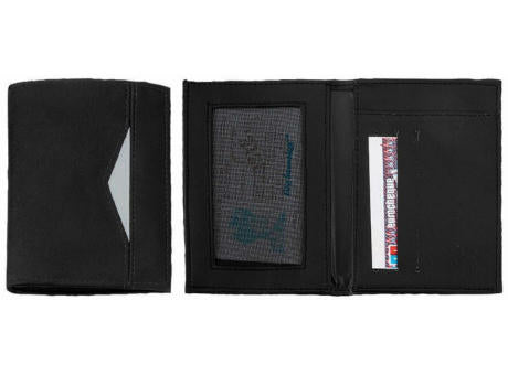 CreativDesign® Ausweistasche "PeppPaper" schwarz