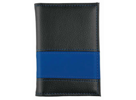 CreativDesign® Ausweistasche "LookPlus" schwarz/blau