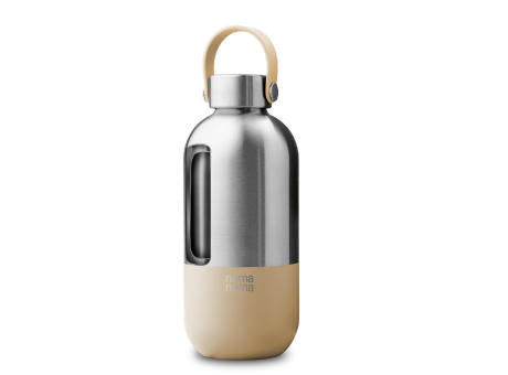 Edelstahl Trinkflasche | Isolierflasche 500 ml | Beige