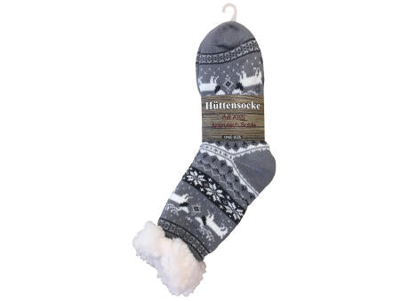 KUSCHELSOCKEN WINTERZAUBER mit Rentier Motiv