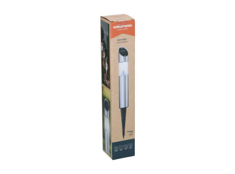 Grundig Solar Stainless Steel Garden LED-Light