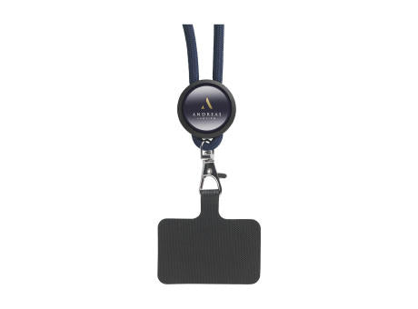 Lace Lanyard GRS RPET 0,5 cm Handy-Schlüsselband