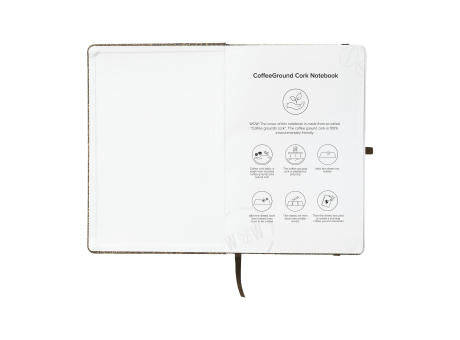 CoffeeGround Cork Notebook A5 Notizbuch