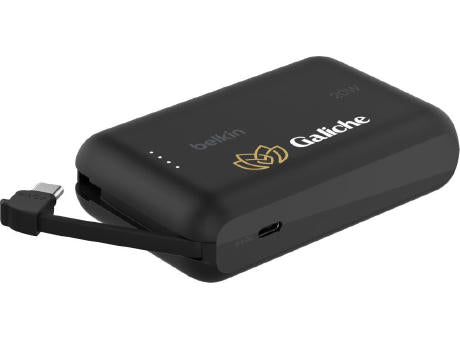 Belkin BoostCharge PowerBank 10K Integriertes Kabel