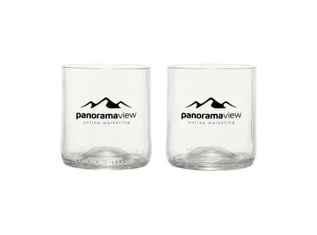 Rebottled® Short Tumbler 2-pack Trinkgläsern