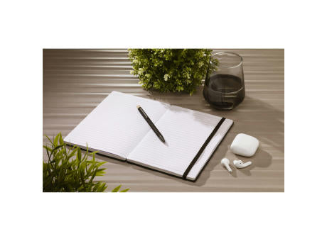 Bamboo Journal Naked Spine Notebook Black A5 Notizbuch