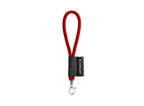 75090. SET Lanyard TUBE Short (Ø 7 mm) mit 9 mm Schnapperkarabiner