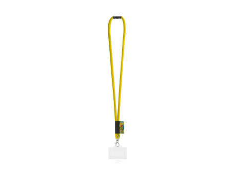 WATFORD. SET Lanyard TUBE Long (Ø 7 mm) mit 9 mm Auslösekarabiner, Ø 7 mm Sicherheitsverschluss und 91 x 68 mm starrem Ausweis-/Kartenhalter