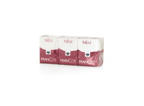 5er Set Taschentücher in Papierverpackung