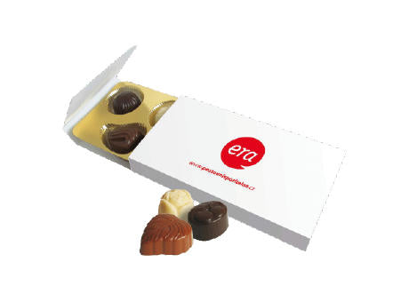 4 Belgische Schokoladenbonbons von feinster Barry Callebaut Schokolade