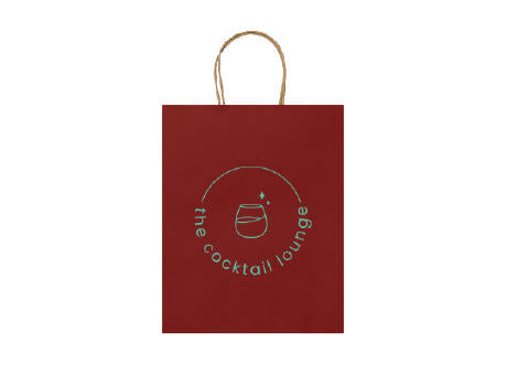 Papierentasche farbig, 240x120x310 mm