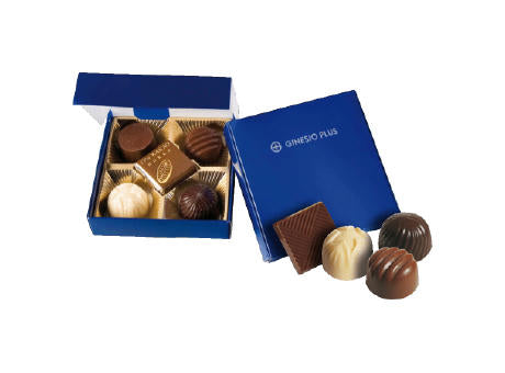 4 Belgische Schokoladenbonbons + 1 Napolitan (5Gr) von feinster Barry Callebaut Schokolade
