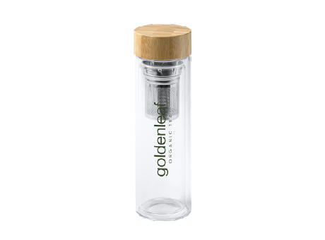 SAOKO doppelwandige Glasflasche