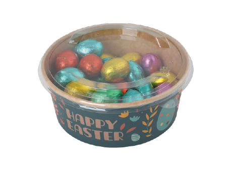 Oster Bowl mit Pralinen-Ostereier biologisch abbaubar