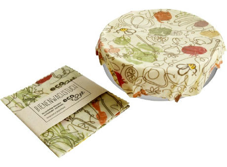 ecoBee - Bienenwachstuch M - Kundendesign mit Banderole im Kundendesign