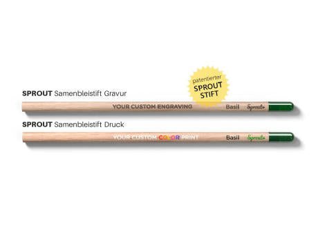 SPROUT - Bleistift mit grossem Ansteckkärtchen