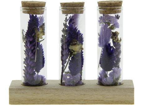 Dried Flowers - Trio tube & wood