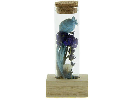 Dried Flowers - Single tube & wood