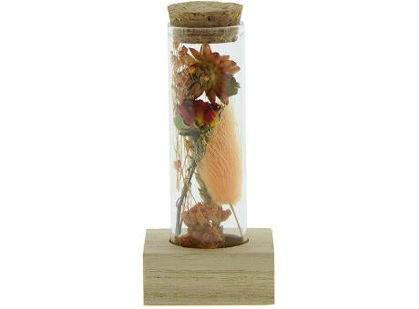 Dried Flowers - Single tube & wood