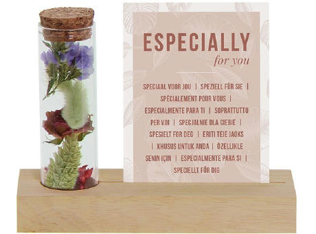 Dried Flowers - Cardholder & tube