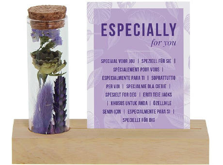 Dried Flowers - Cardholder & tube